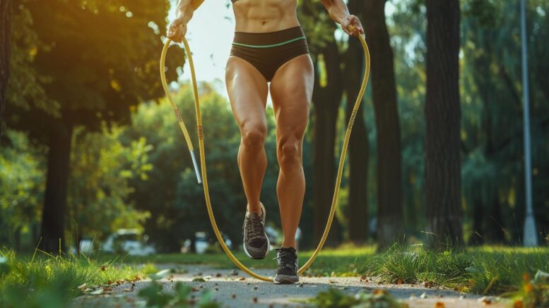 10 exercices avec une corde à sauter pour brûler des calories efficacement