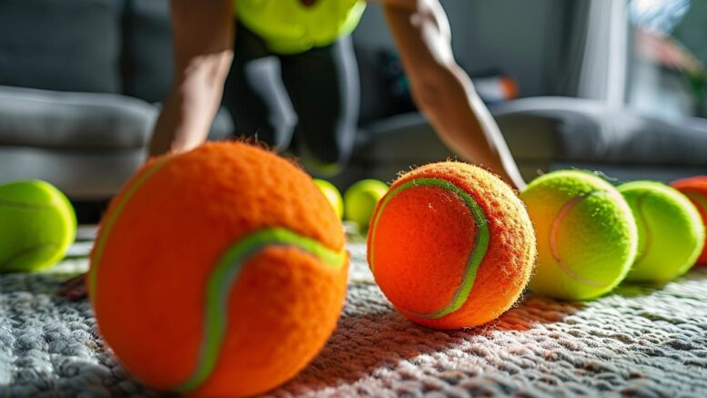 10 exercices efficaces à faire avec une balle de tennis pour s'entraîner chez soi